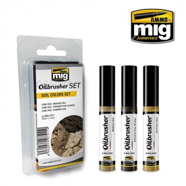 OILBRUSHER Set Óleos...