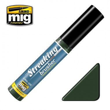 STREAKINGBRUSHER Verde-Gris...