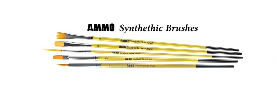 AMMO Synthetic Brushes