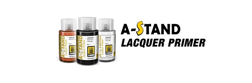 AMMO - Gama de pinturas de imprimacion laca A-Stand