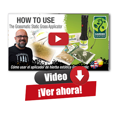 Ve el video Cómo usar el aplicador de césped Grassmatic (Inglés y Castellano)